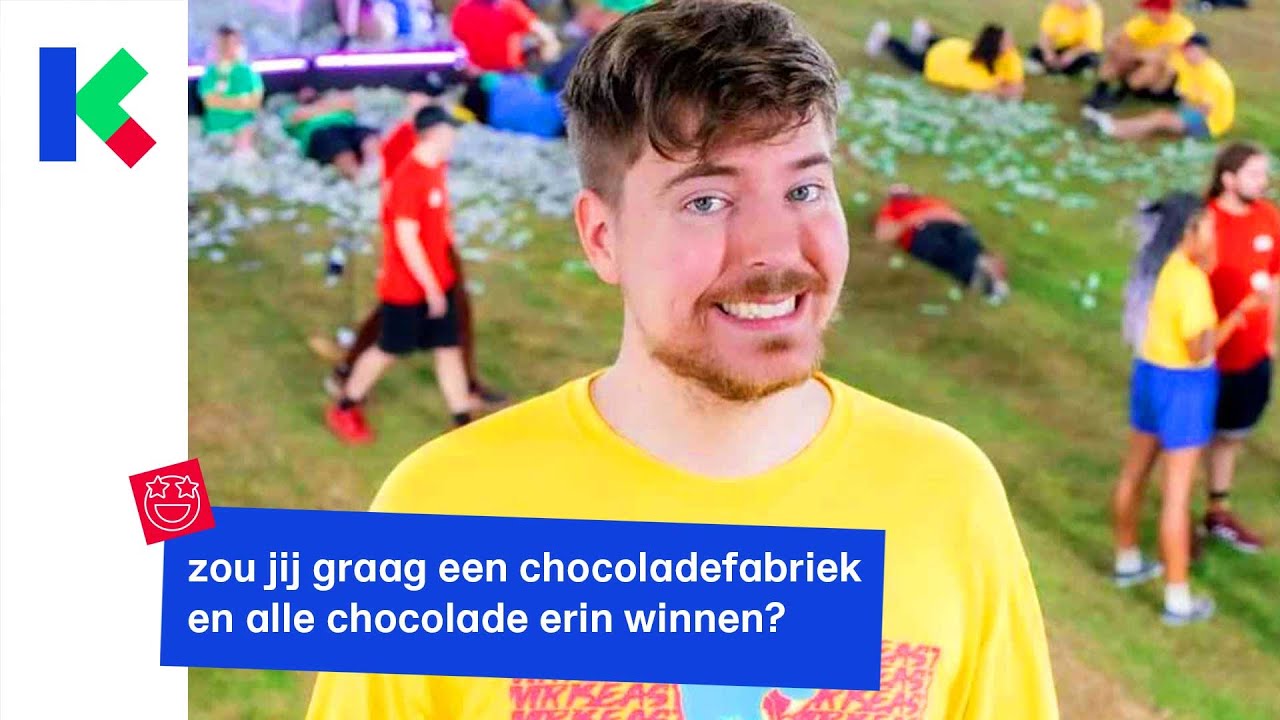YouTuber MrBeast bouwt eigen chocoladefabriek!