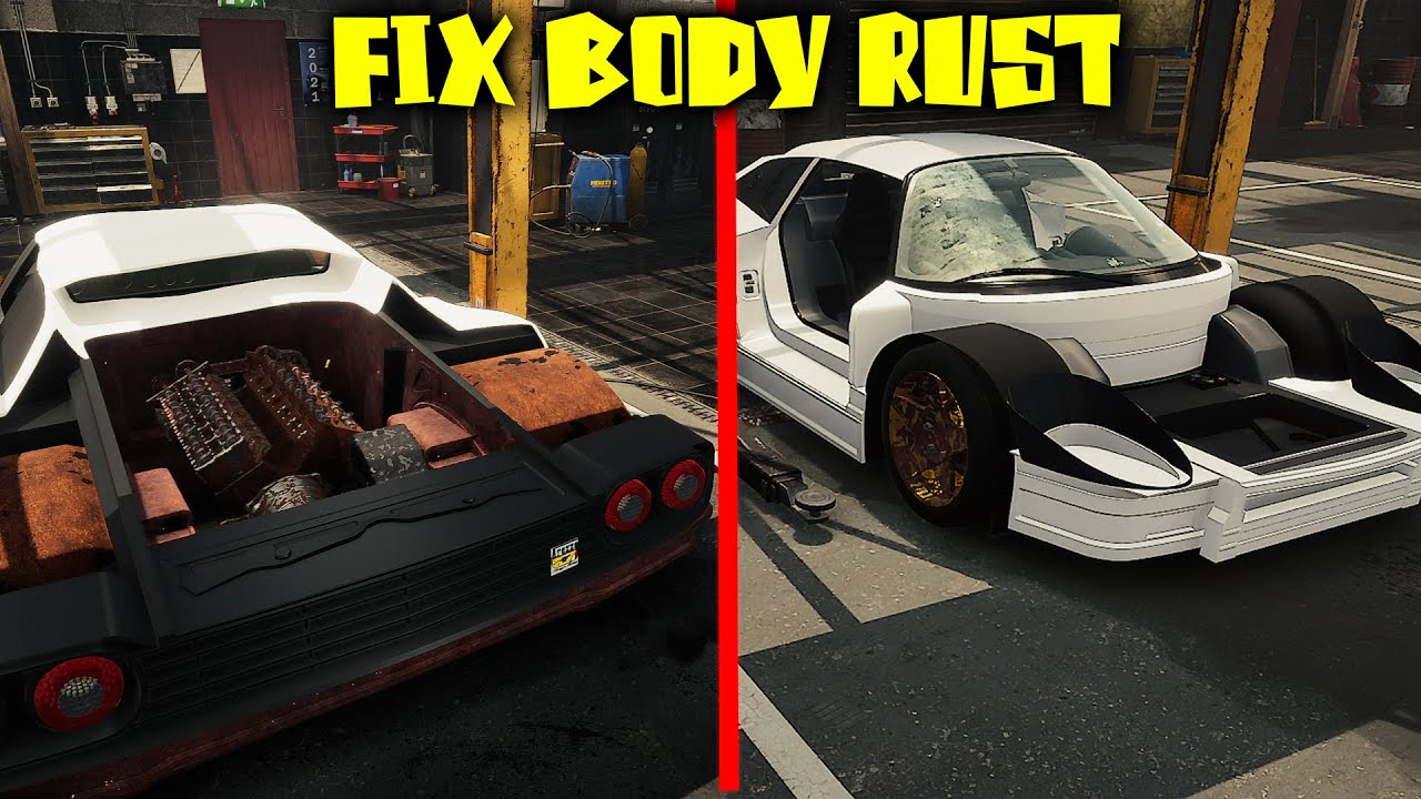 Как починить кузов/ходовую часть автомобиля в Car Mechanic Simulator 2021