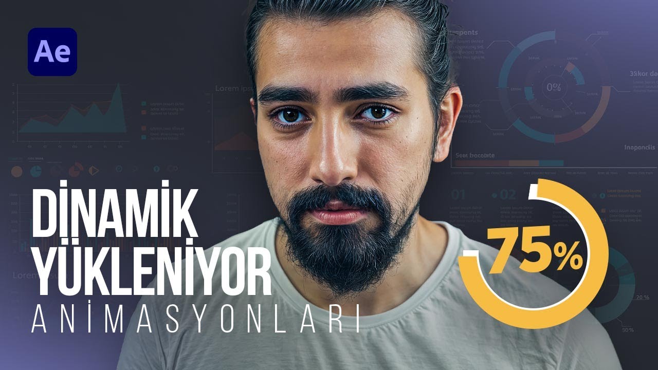 İNFOGRAFİK TASARIMLAR için Yüzde Göstergeli Yüklenme Animasyonu Nasıl Yapılır?