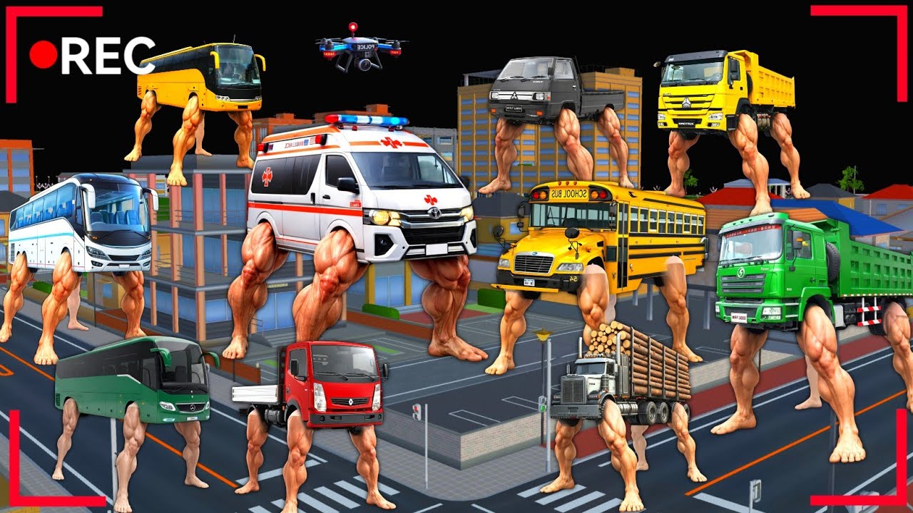 CCTV Merekam Semua PASUKAN ANOMALI MOBIL Berkaki MENYERANG Kota Sakura 😱 SAKURA SCHOOL SIMULATOR