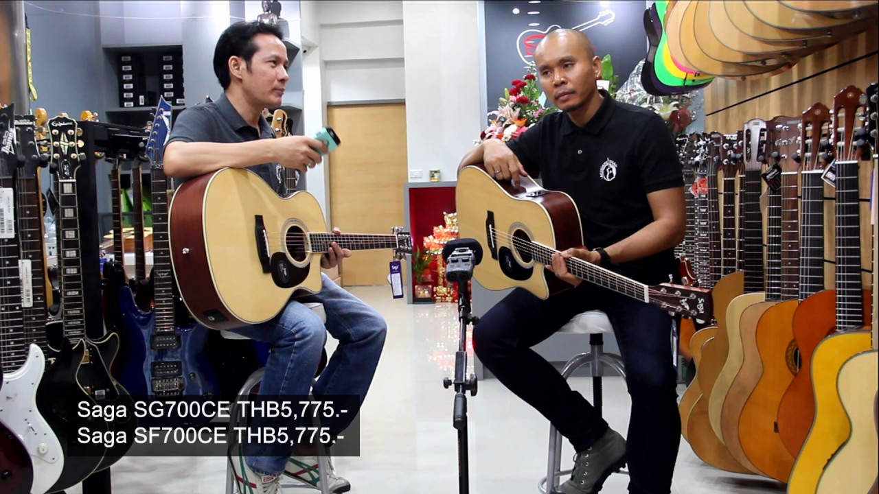 Saga SF700CE SG700CE (Solid Top) by AcousticThai.Net