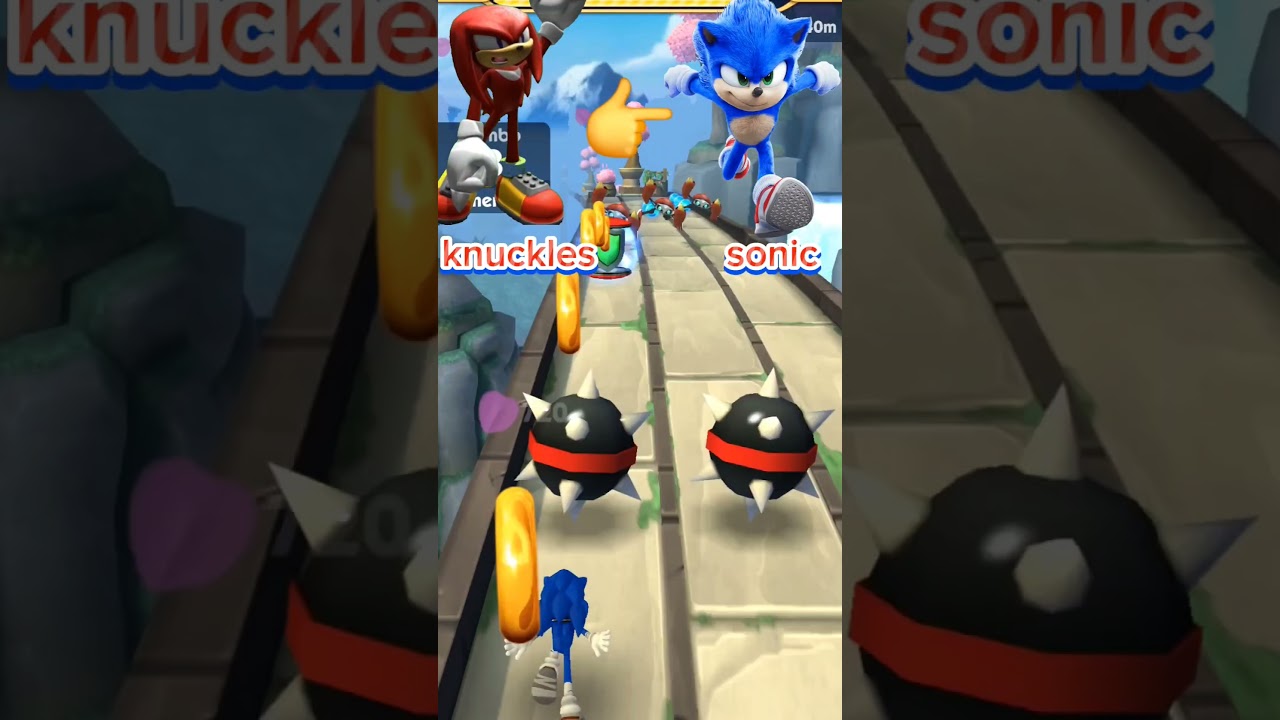 Knuckles Gives Sonic a RUN! 😱💨 | Sonic Dash Sonic Boom 