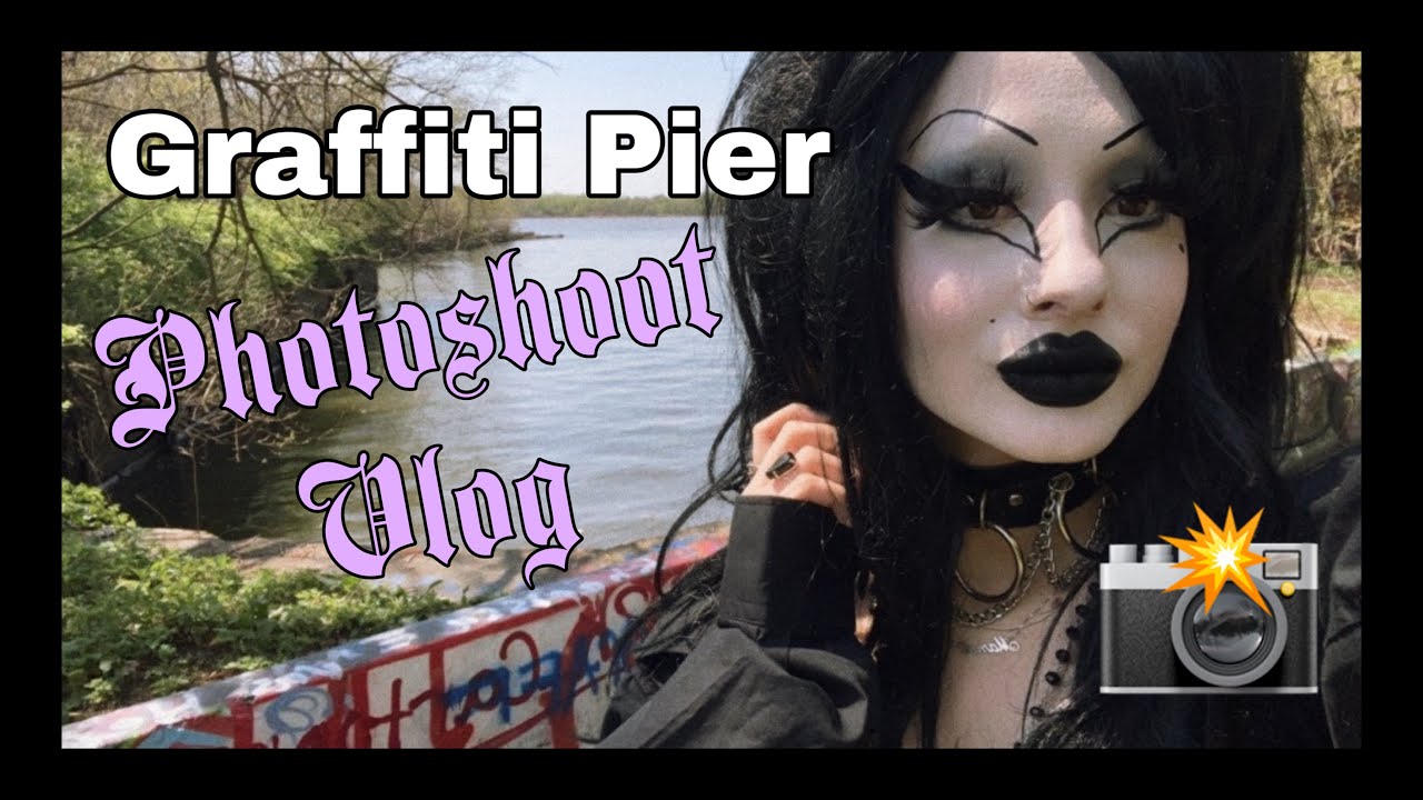 Graffiti Pier Photoshoot Vlog - Mamie Hades