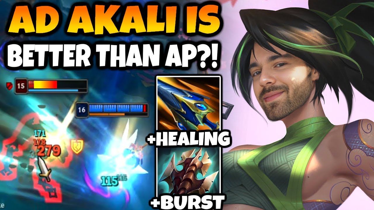 WHY DOES NO ONE PLAY AD AKALI?! AD Items are SO BUSTED