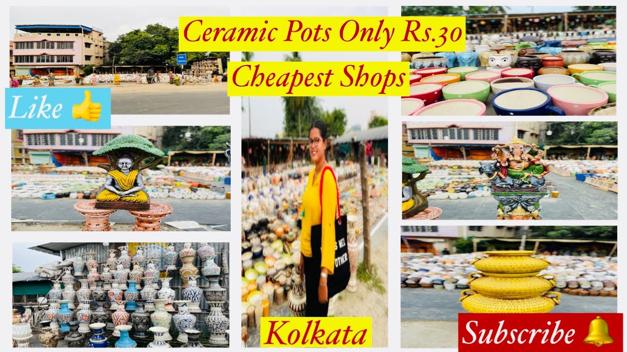 Kolkata’s largest and cheapest ceramic market|| Lowest Price||wholesale price ||#ceramic#collection