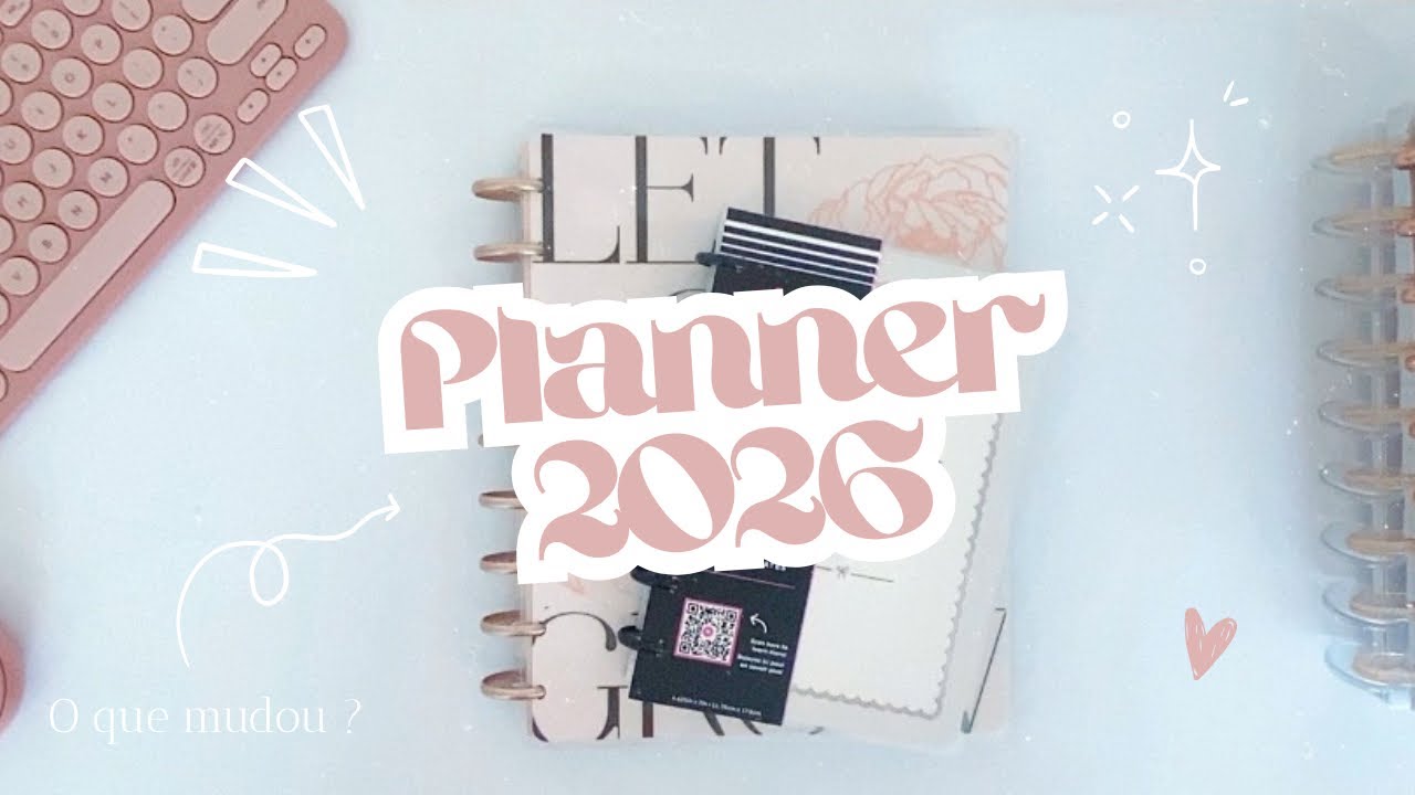 ABANDONEI o Classic! Troquei meu Happy Planner por MINI e DASHBOARD para 2026 !