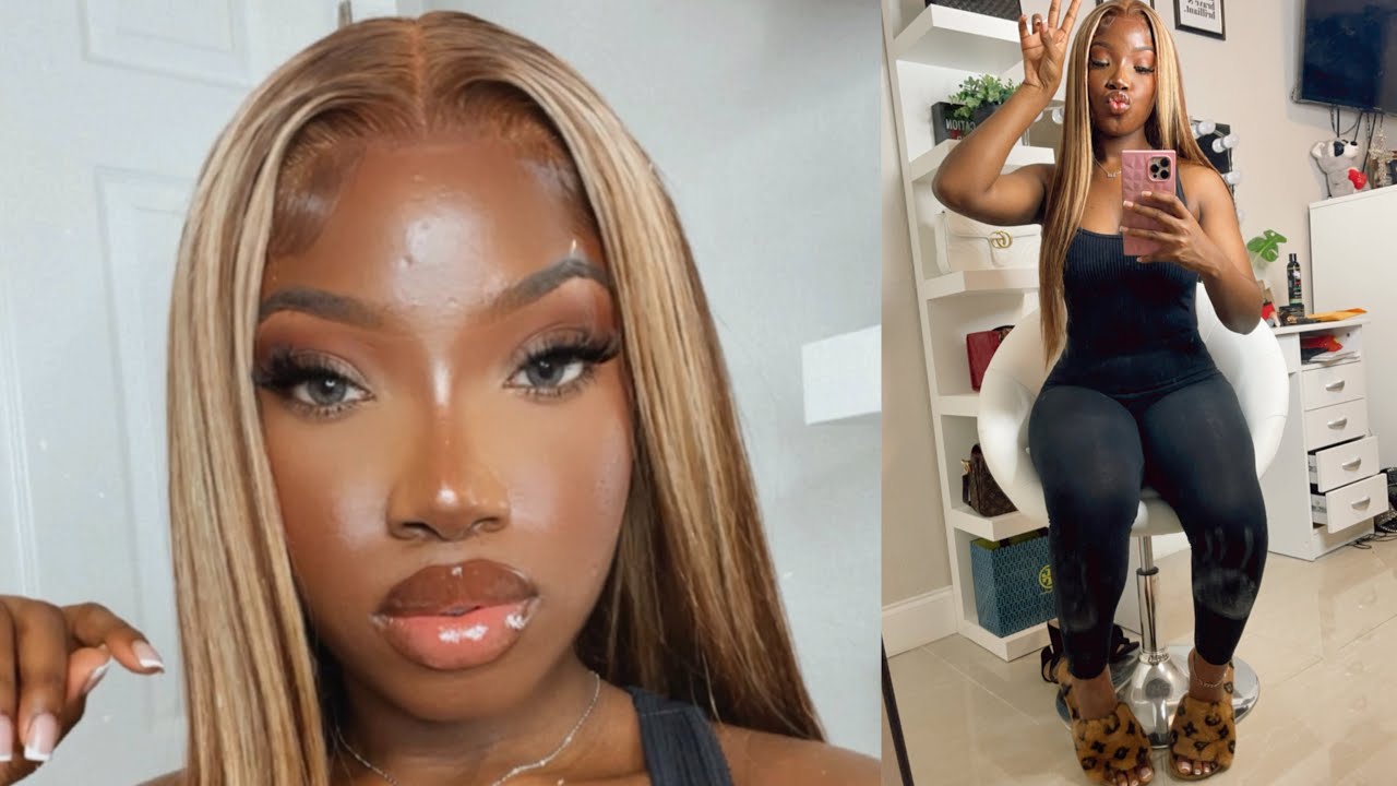 The BEST Brown Girl Friendly Highlight Wig Install! | Beginner Friendly Wig | FT. Unice Hair