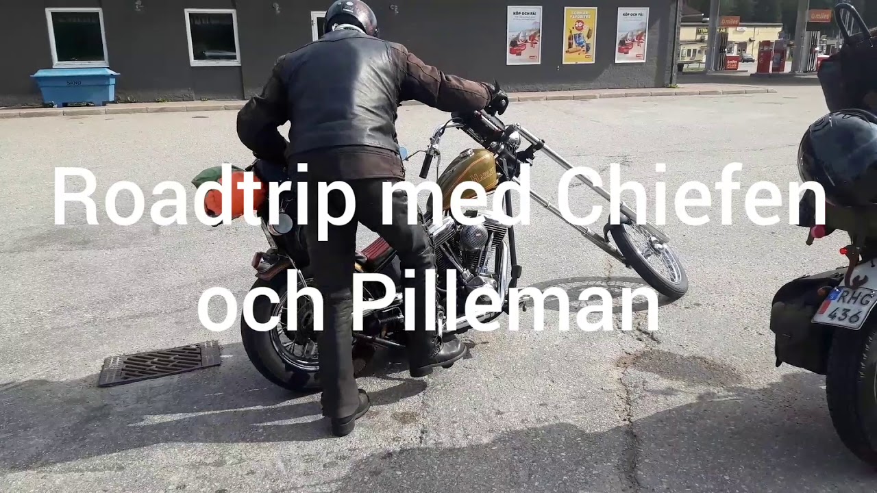 Harley chopper roadtrip