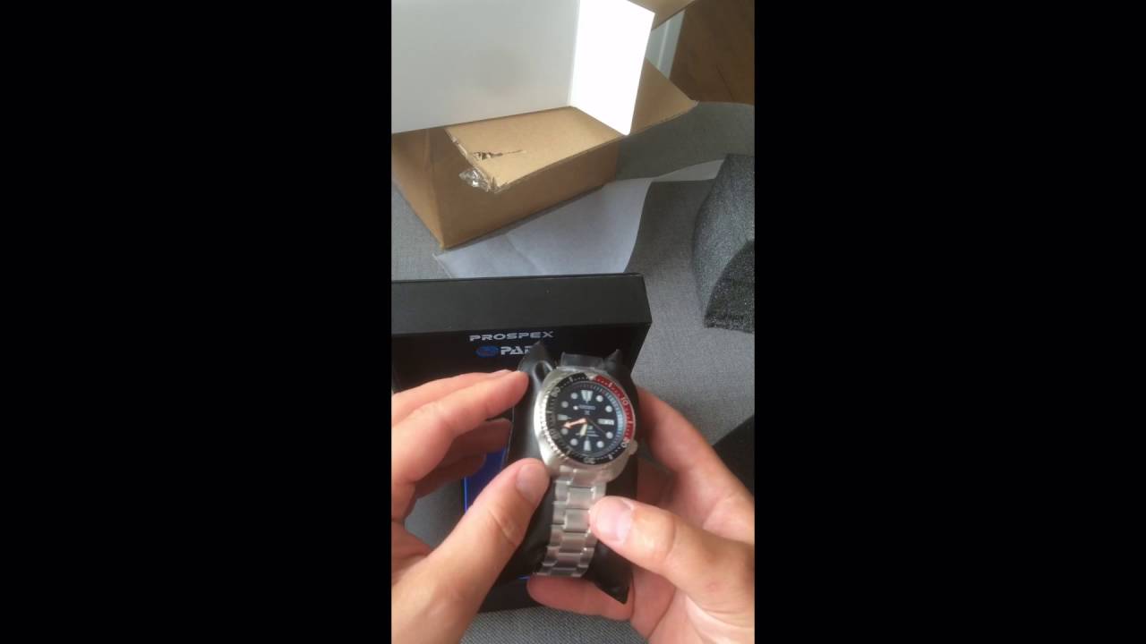 Unboxing Seiko SRPA21 PADI