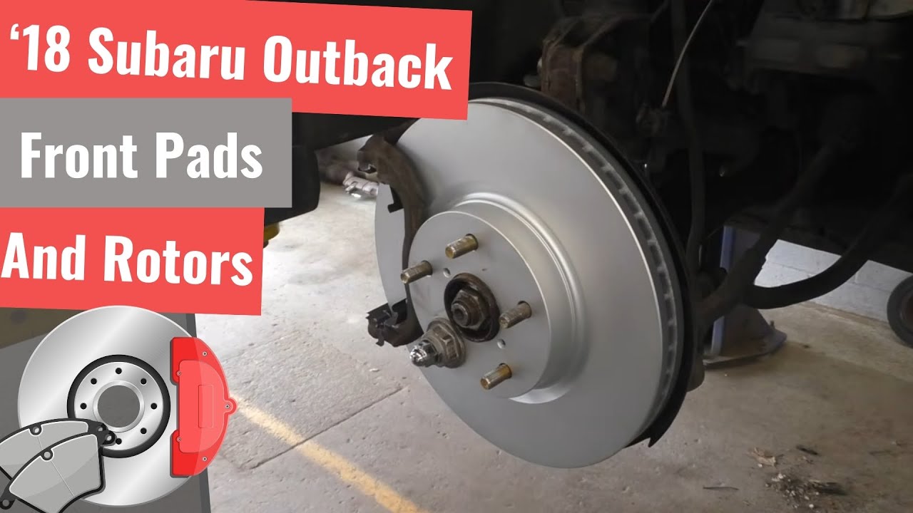 '18 Subaru Outback - Front Brake Job - Frozen Caliper Pin