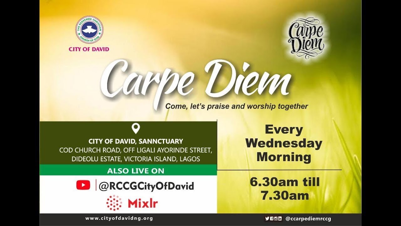 CARPE DIEM | 25TH FEBRUARY 2026 | 6:30AM WAT