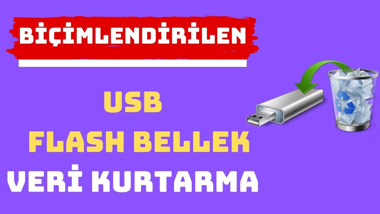 Bİ&Ccedil;İMLENDİRİLEN USB - FLASH BELLEK - SD KART VERİ KURTARMA [ USB DATA RECOVERY ] [2019]