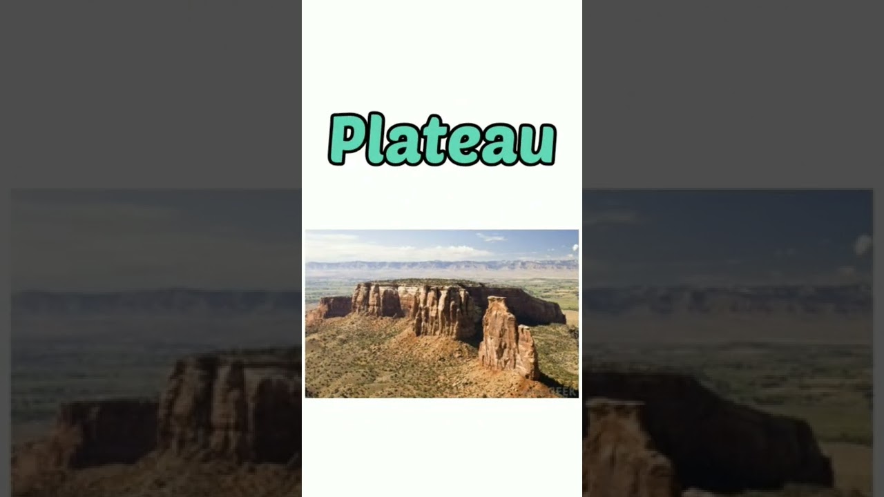 Major landforms of the earth 🌎 #mountains #plateauxmiroir #plain