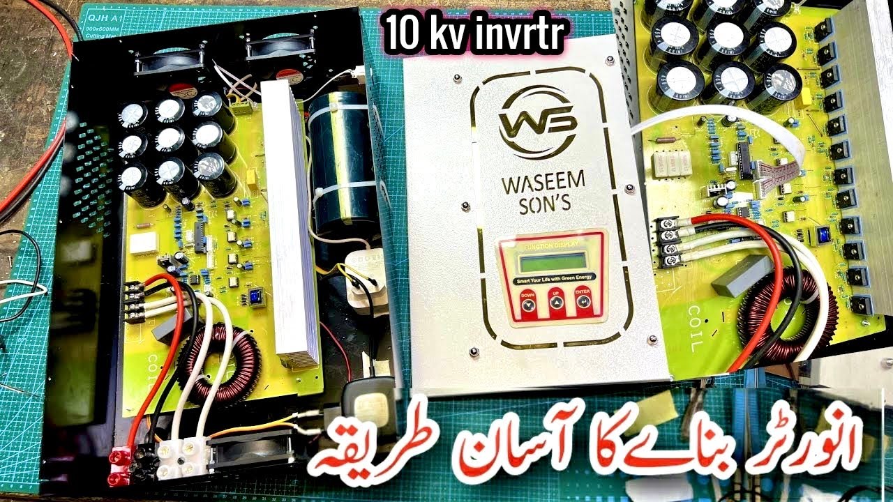 without battery solar inverter  | 10kv solar inverter | powerful inverter kaise banaen