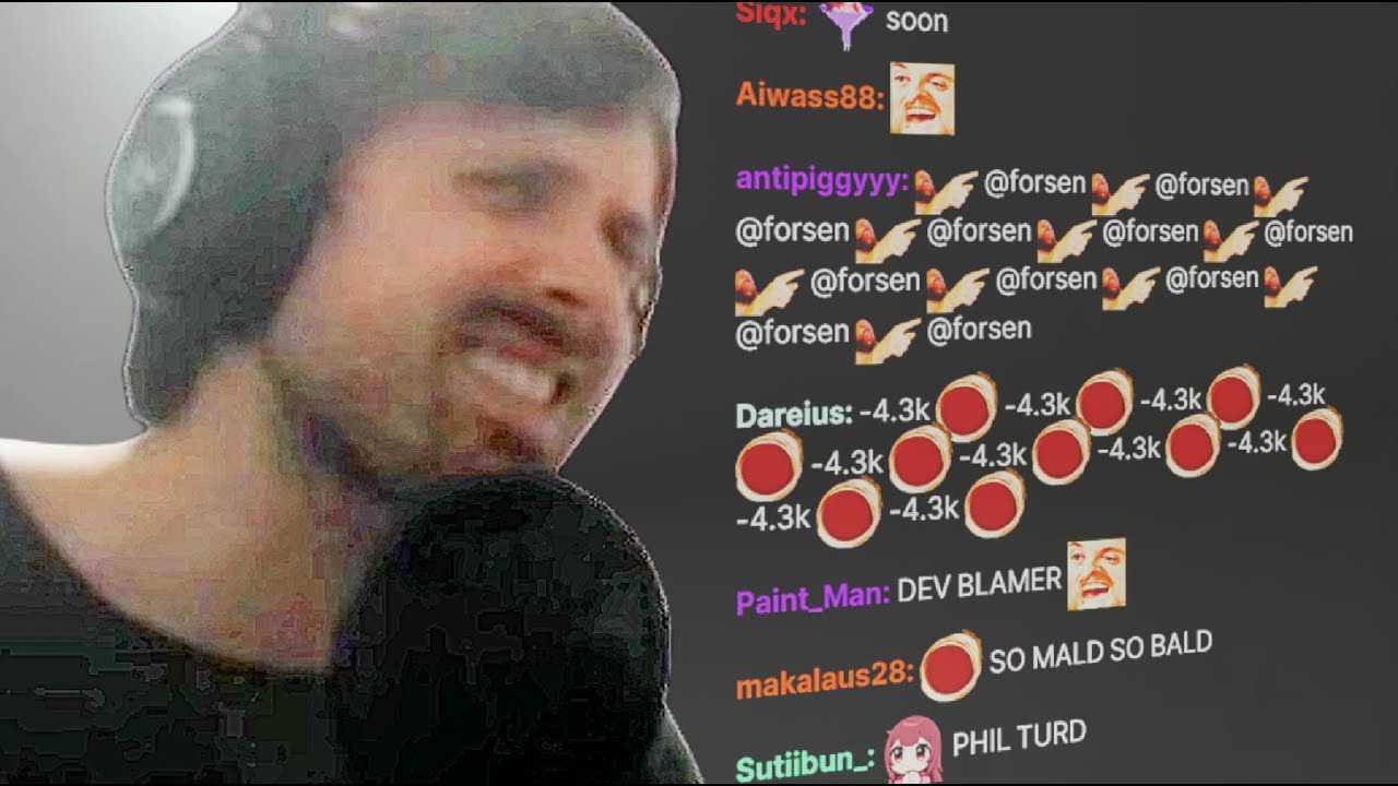 Forsen Completely Loses It at the Devs