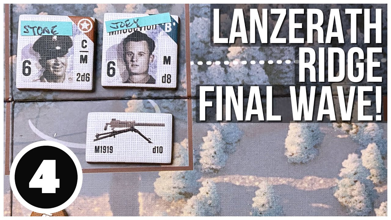 Lanzerath Ridge Playthrough - Final Wave | DVG Dan Verssen Games | Wargame Historical Game