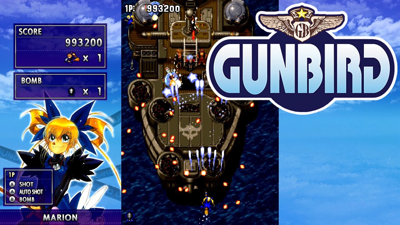 [Steam] Gunbird - 2-ALL Clear 1,378,100 (Marion)
