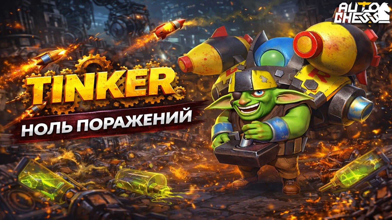 TINKER БЕЗ ЕДИНОГО ПОРАЖЕНИЯ! ► Auto Chess S35