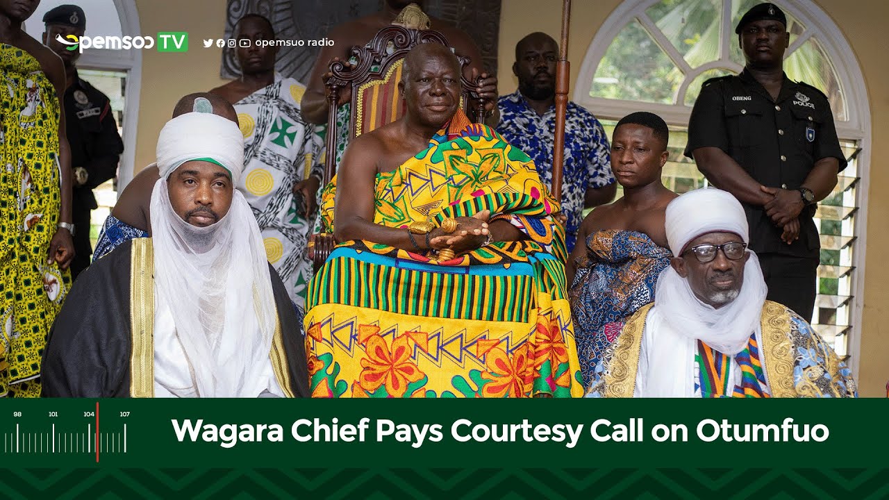 Wagara Chief Pays Courtesy Call on Otumfuo