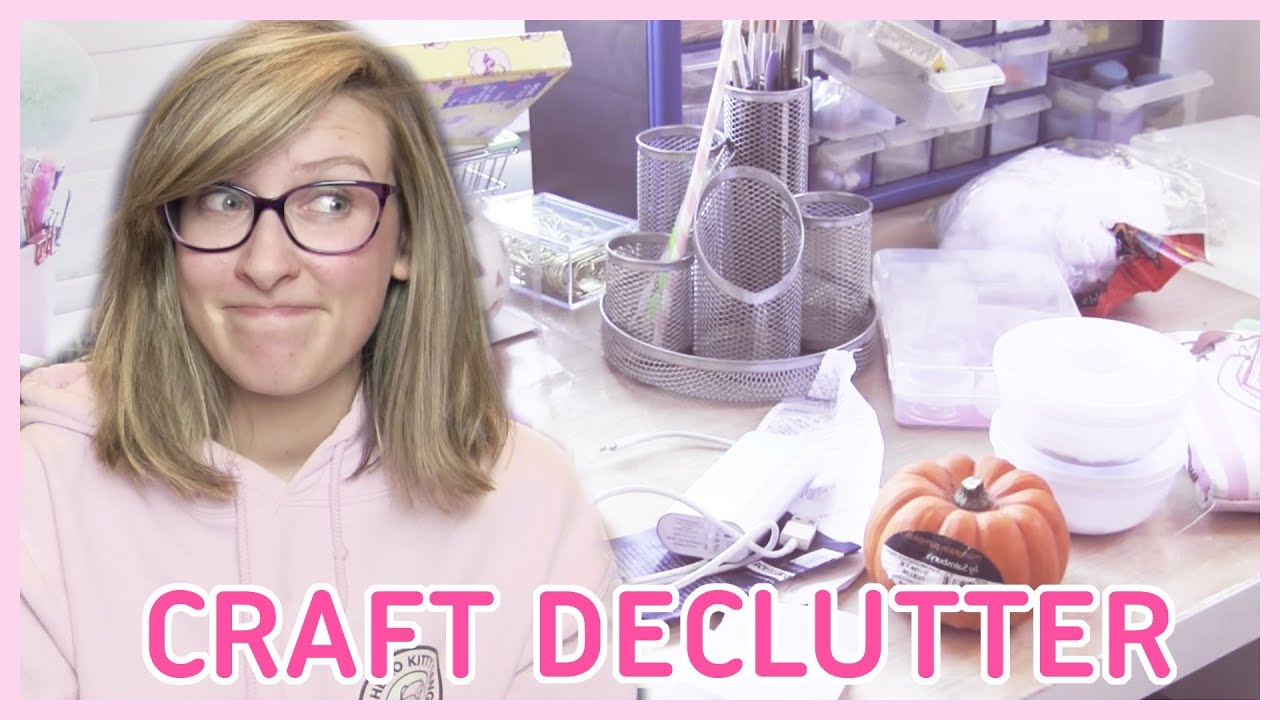 Polymer Clay Workspace Declutter - Organisation