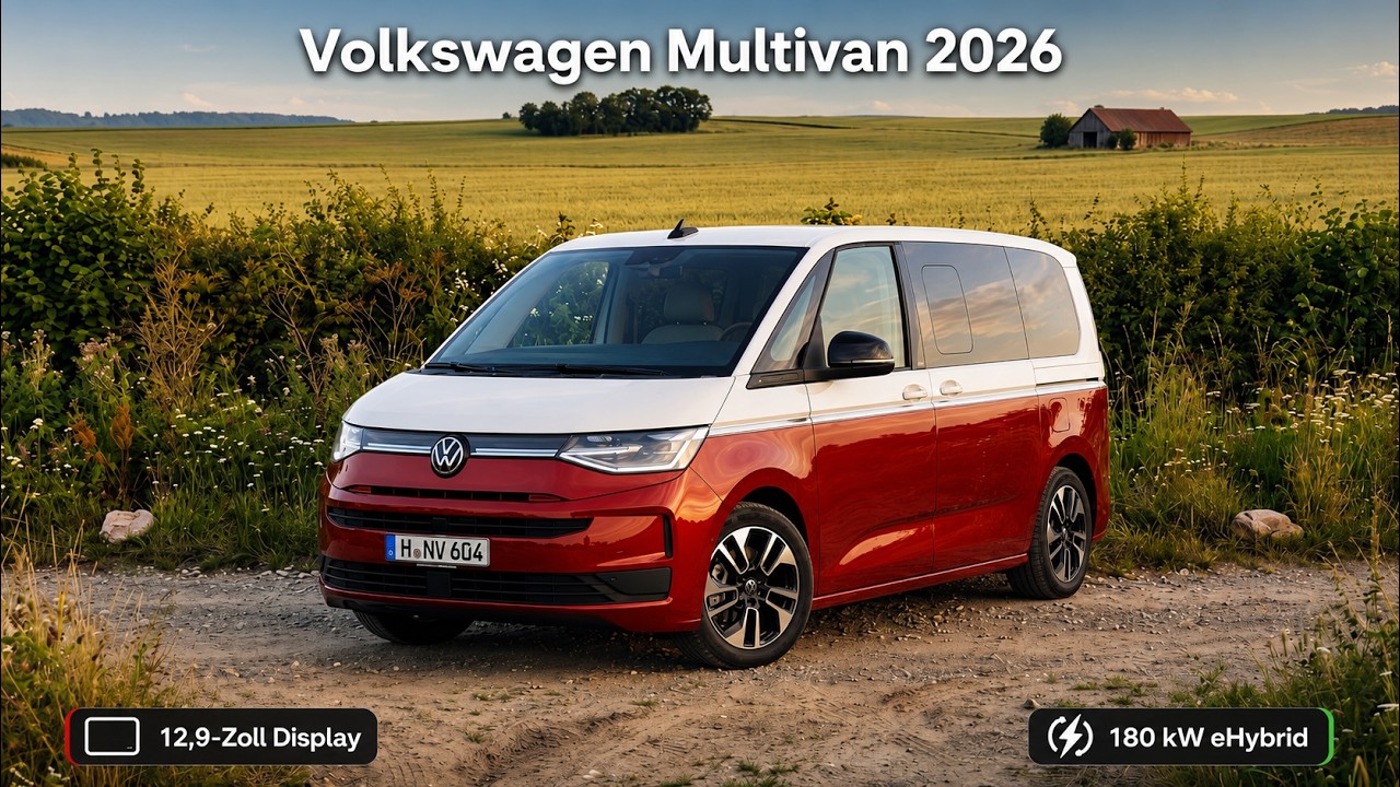 2027 VW Multivan Facelift (T7.1): Neues Design, Cockpit & Travel Assist
