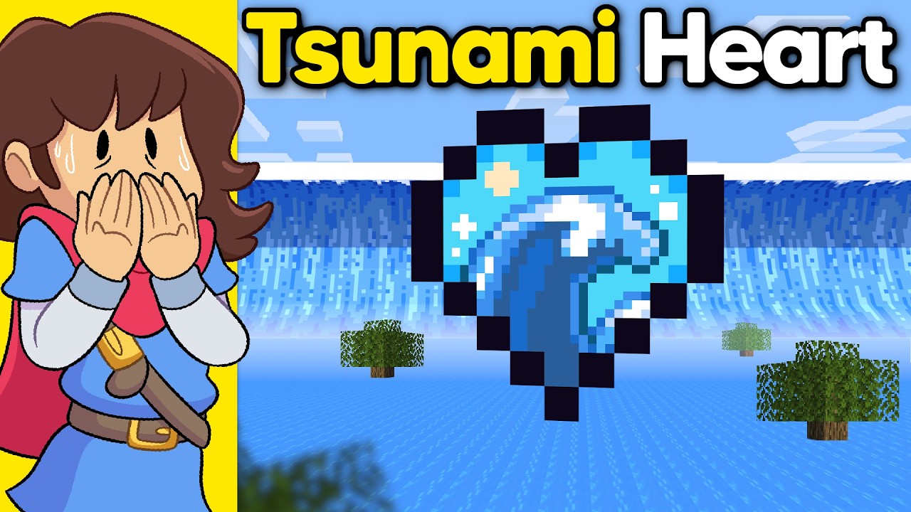 Minecraft But There's NATURAL DISASTER Hearts