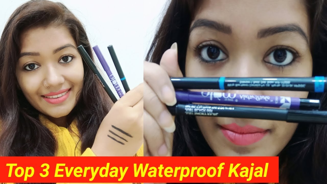 Top 3 Super Black Kajal In India | Best Waterproof and smudge proof kajal | Krrish Sarkar