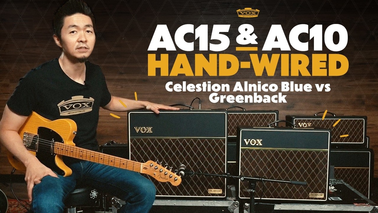 VOX AC15 & AC10 Hand‑Wired | Celestion Alnico Blue vs Greenback