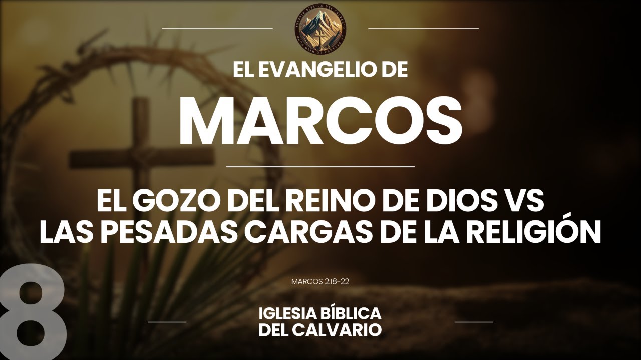 El gozo del reino de Dios vs las pesadas cargas de la religión