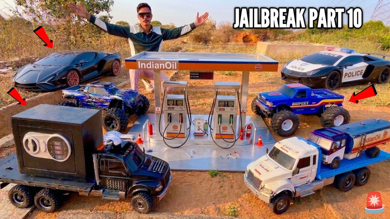 RC Police JailBreak Part 10 Boss Truck Got Hidden Treasure Map &ndash; Chatpat toy tv