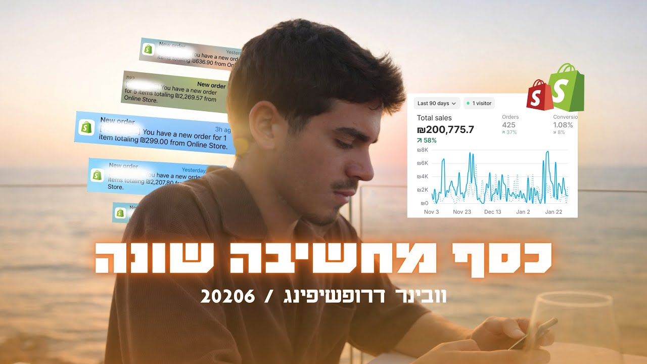 כסף מחשיבה שונה / וובינר דרופשיפינג 2026