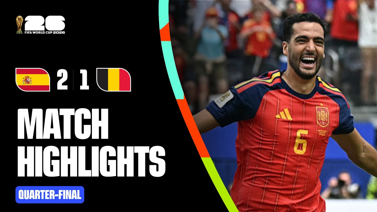 Highlights | Spain 2-1 Belgium | FIFA World Cup 2026&trade;