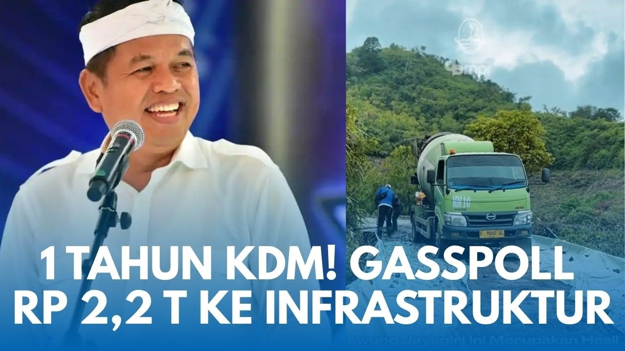 1 TAHUN JADI GUBERNUR JABAR, Inilah Kebijakan Kang Dedi di Jabar, Kebut Infrastruktur hingga RP 2 T