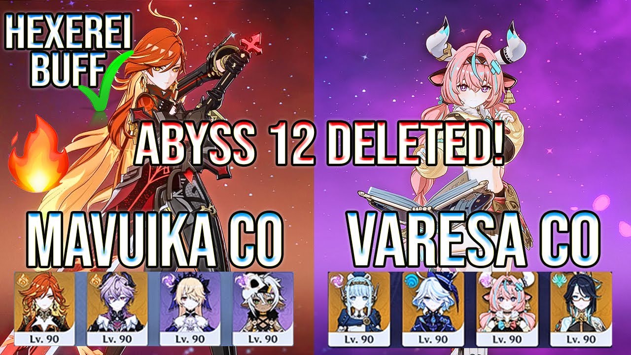 🔥 Mavuika & Varesa DESTROY Spiral Abyss Floor 12 | Genshin Impact