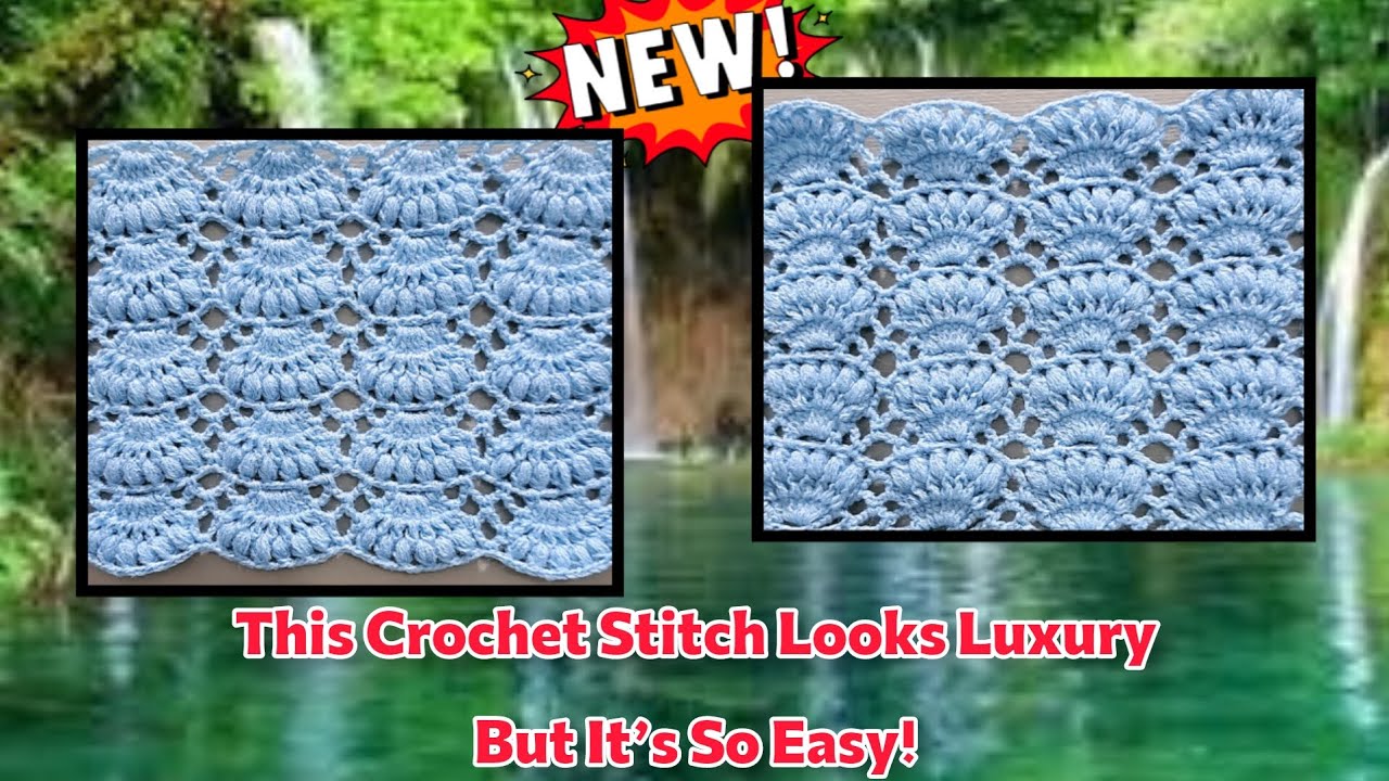 Easy Crochet Pattern Tutorial | Elegant & Luxury Crochet Stitch Step by Step