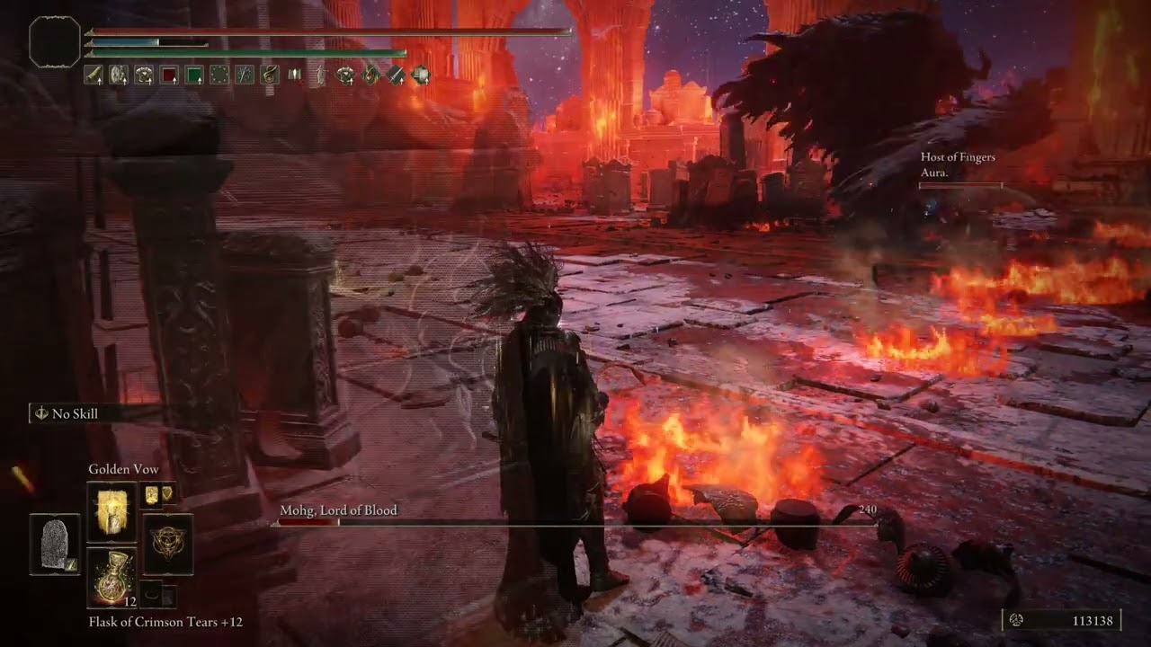 Elden Ring - NG+8 Mohg, Lord of Blood Solo gameplay
