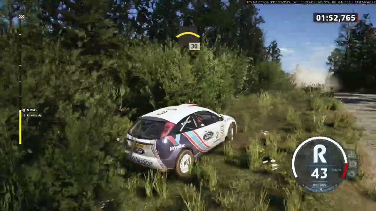 EA WRC con amigos y el Focus en Estonia