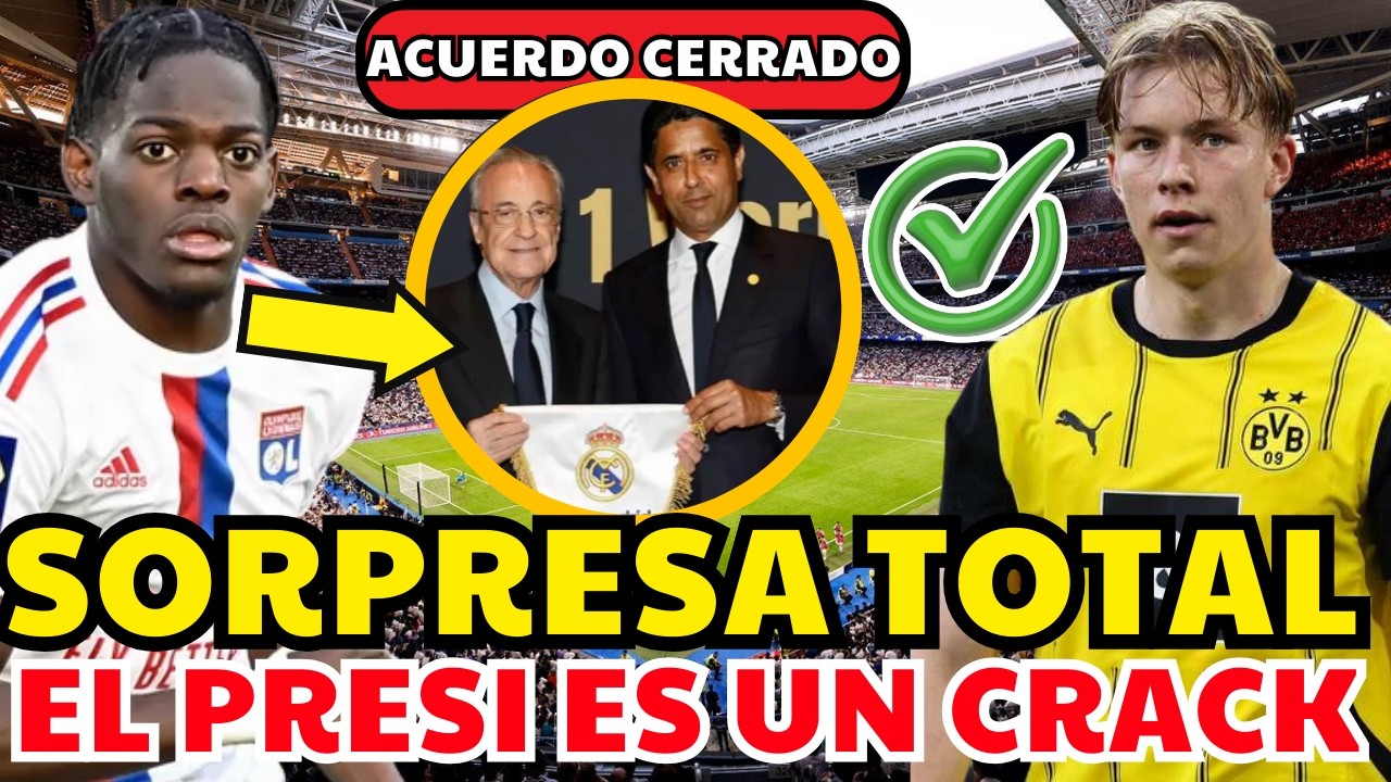 😲LA PAZ CON EL PSG Y DOS FICHAJAZOS / ✅FLORENTINO DA GOLPE MAESTRO / NOTICIAS DEL REAL MADRID HOY