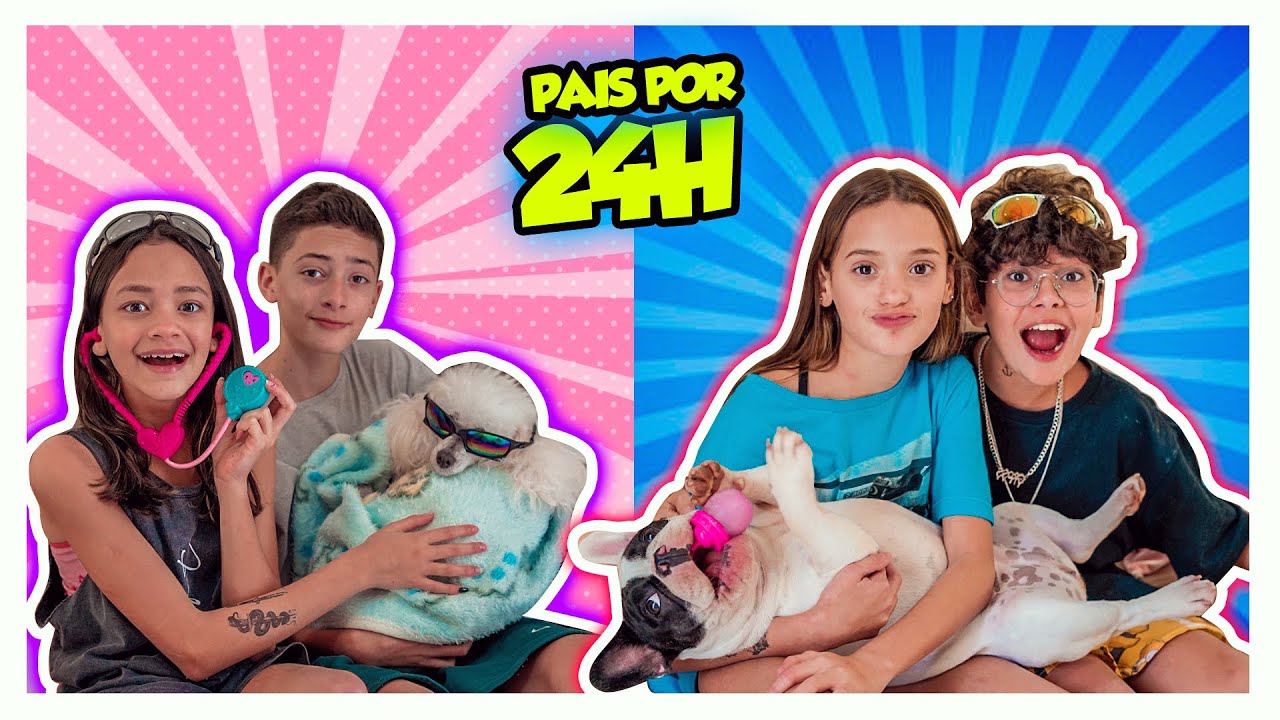 CUIDANDO DOS NOSSOS BEBÊS PETS POR 24 HORAS- MILLENA E MANU MAIA