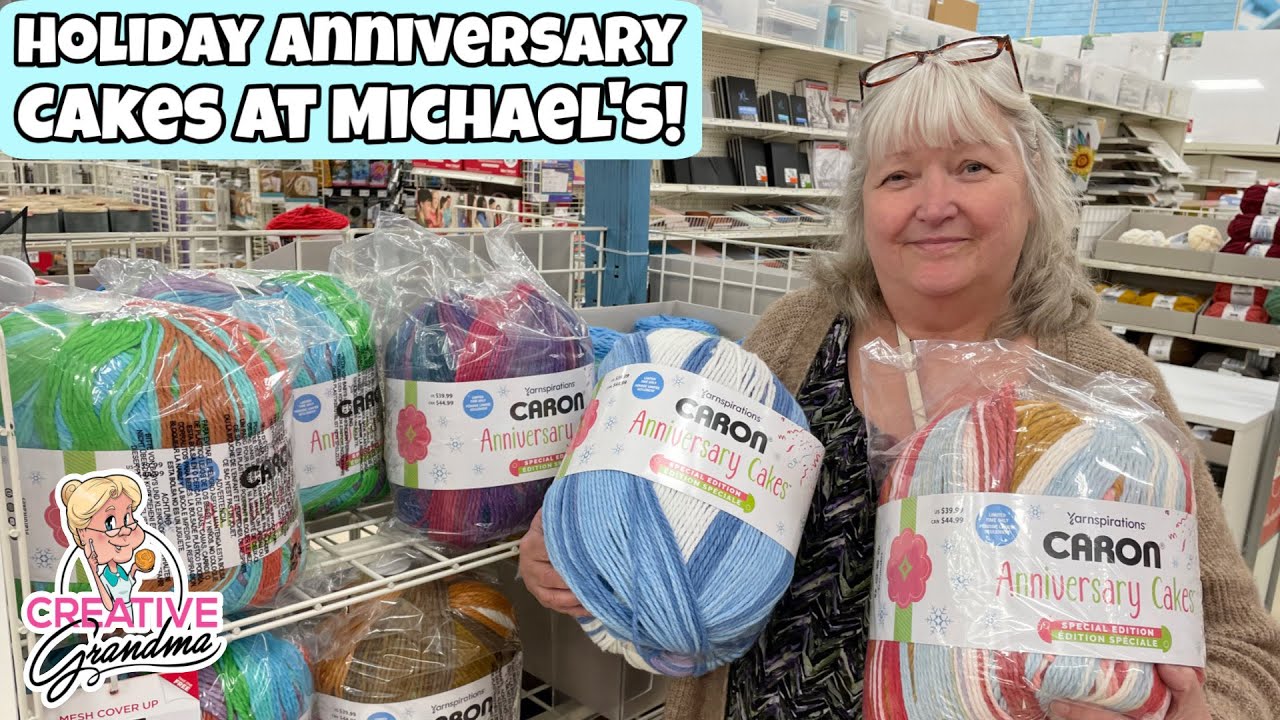 Новые лимитированные юбилейные торты от Michael's! Что ещё новенького? #michaels #yarnspirations