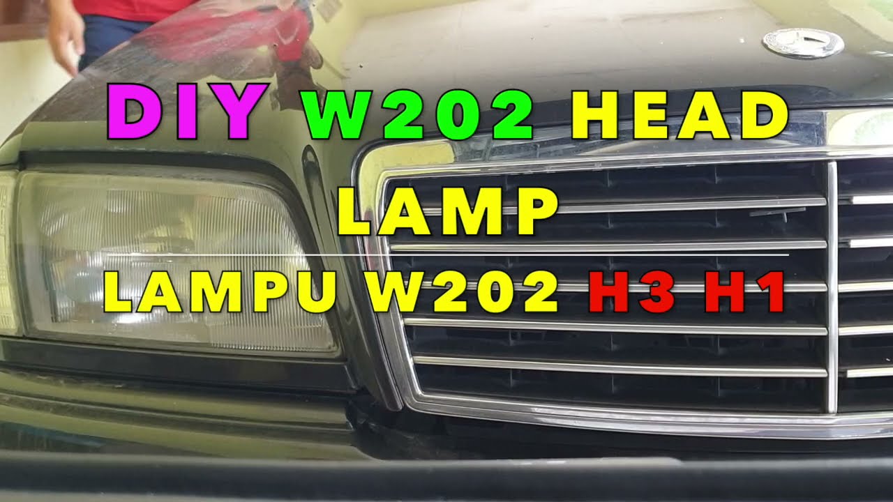 W202 Headlamp 1995 H1 H3 (Do It Yourself)