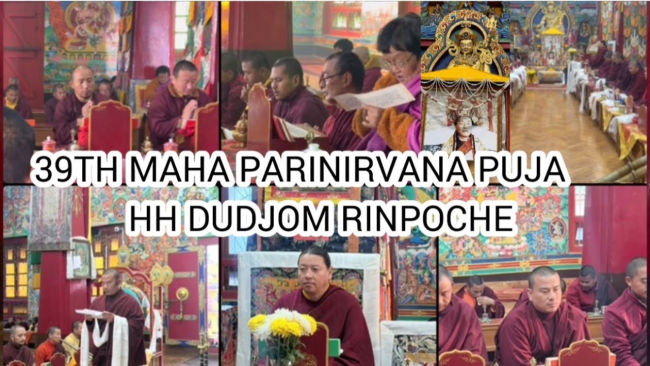 OFFERING DORSAM LAMA CHOPA PUJA ON 39TH MAHA PARINIRVANA OF HH 2ND DUDJOM RINPOCHE’S ZDP KALIMPONG 