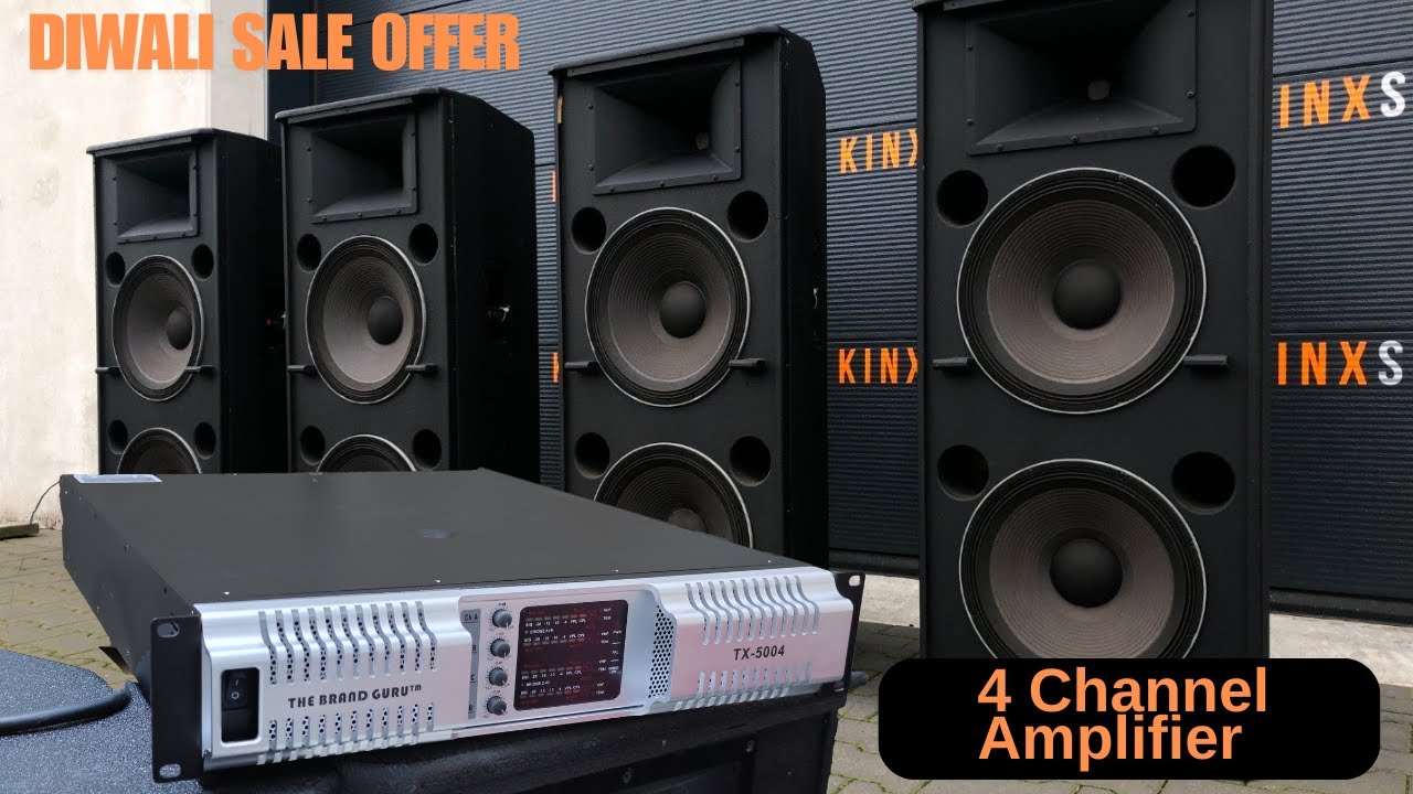 4 Top धुआँ-धड़ चलेंगे इस DJ Amplifier Par | Class H 10000 Watts |  TX Series | THE BRAND GURU