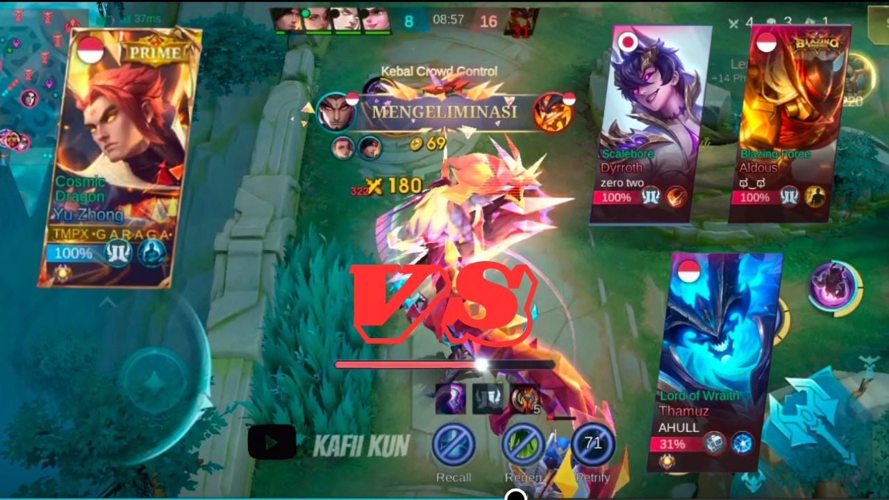 Yu Zhong Vs Diroth, Thamus, Aldous?! Lose Lose Win (akhirnya) 😁