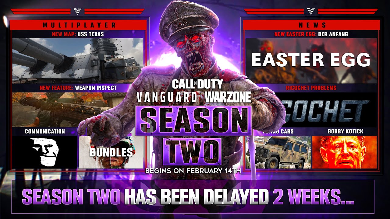 YIKES.. Season 2 DLC Delayed & There&rsquo;s FLYING Cars? | All NEW Updates, Cold War 2022 & Scary Report!