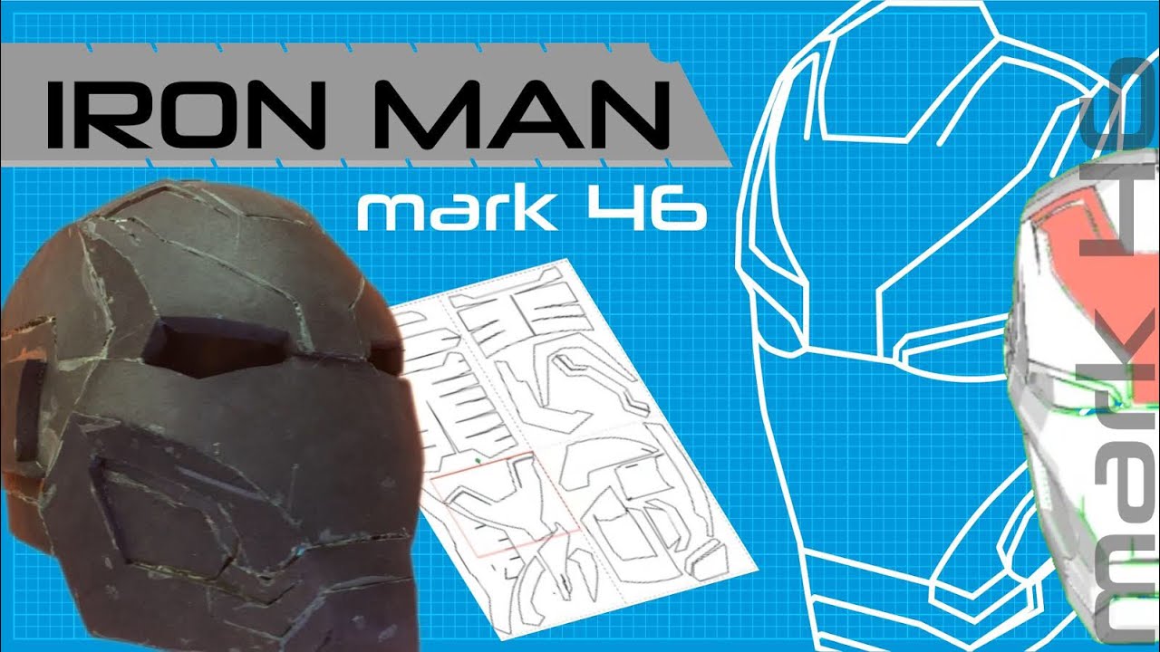 Tutorial #01 : GOMA EVA (FOAMI) CASCO en 5 pasos / IRONMAN  mark 46