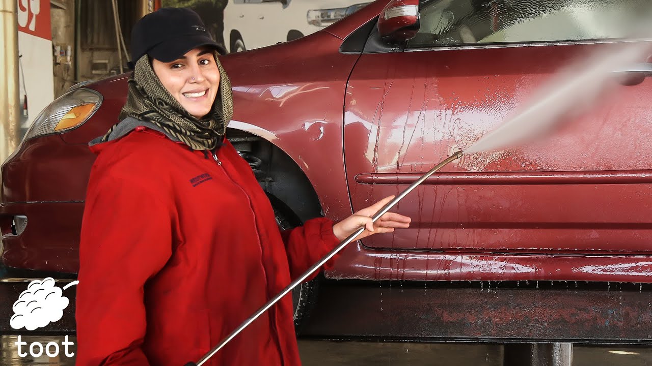 یک روز شاگردی - میترا در موتر شویی | Yak Roz Shagerdi - Metra in Car wash