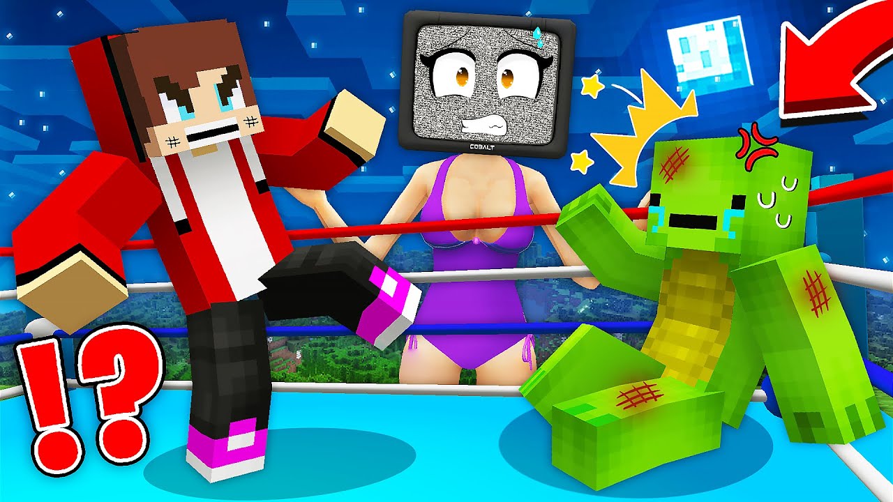 JJ vs MIKEY FIGHT for TV WOMAN - SAD LOVE STORY in Minecraft - Maizen