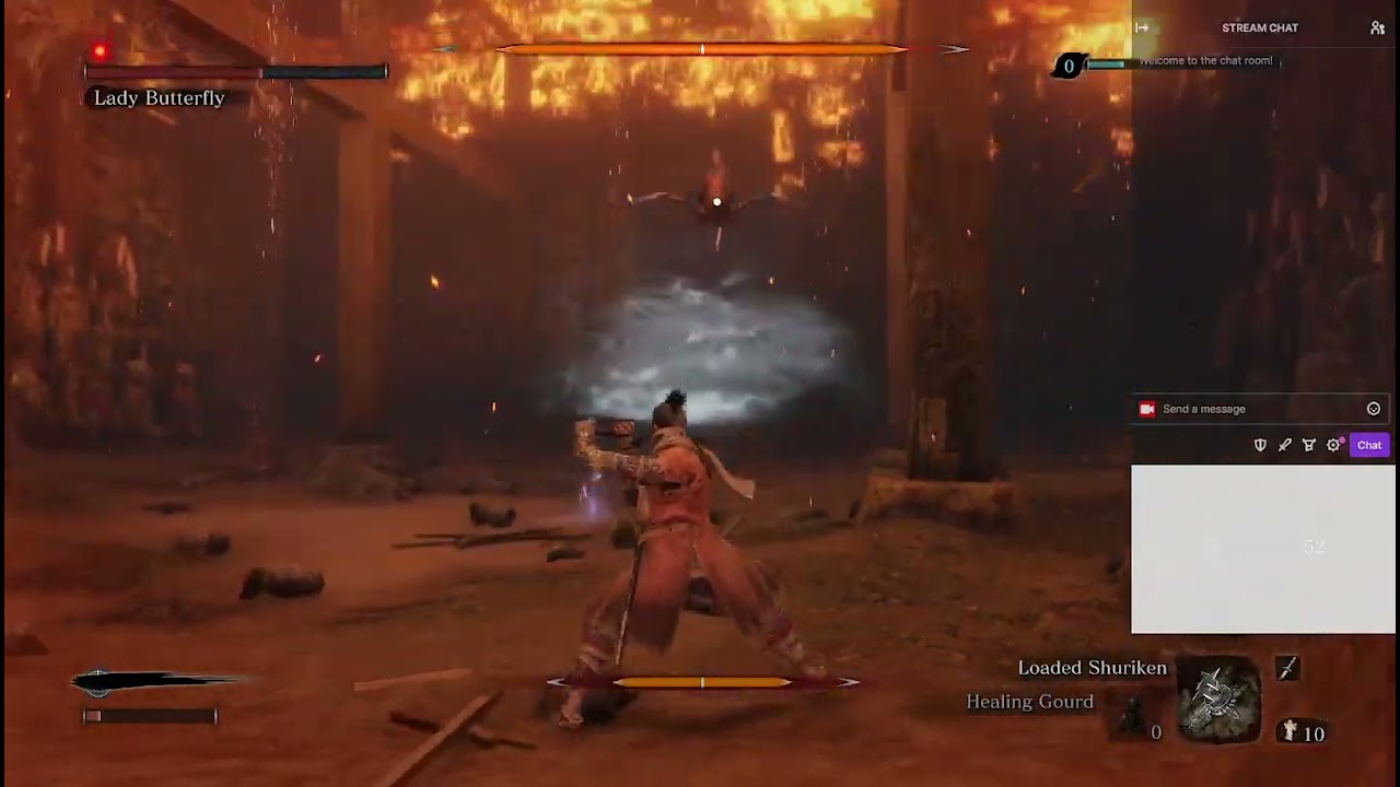 Sekiro: Lady Butterfly Bashes Brains Brutally