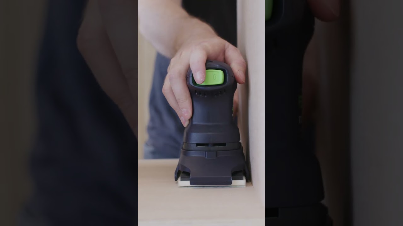 Both the Festool Orbital Sander RTS and Delta Sander DTS 400 work hand in hand.